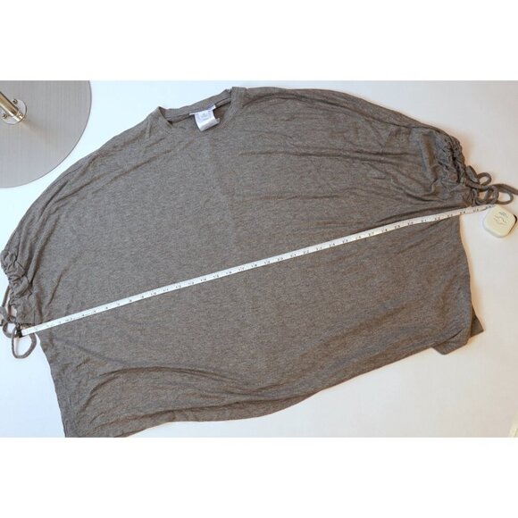 Motherhood Maternity Nursing Poncho Sweatshirt - Grey - One Size - Picture 6 of 6